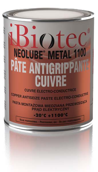 Copper grease, copper anti seize, copper anti seize spray, copper antiseize lubricant, copper anti seize ibiotec, assembly compound, copper compound, drills grease, Electric contact grease, copper grease for very high temperatures 1100°C. anti-corrosion. weld-resistant enabling disassembly. compliant with MIL A 907 ED specifications. anti-seize copper paste aerosol, copper paste, copper grease, high temperature copper grease, copper assembly paste, electrical contact grease, copper grease for brakes, copper grease for electrical contacts. high-temperature grease. very high-temperature grease. technical grease suppliers. industrial grease suppliers. industrial lubricant suppliers. technical grease manufacturers. industrial grease manufacturers. industrial lubricant manufacturers. 